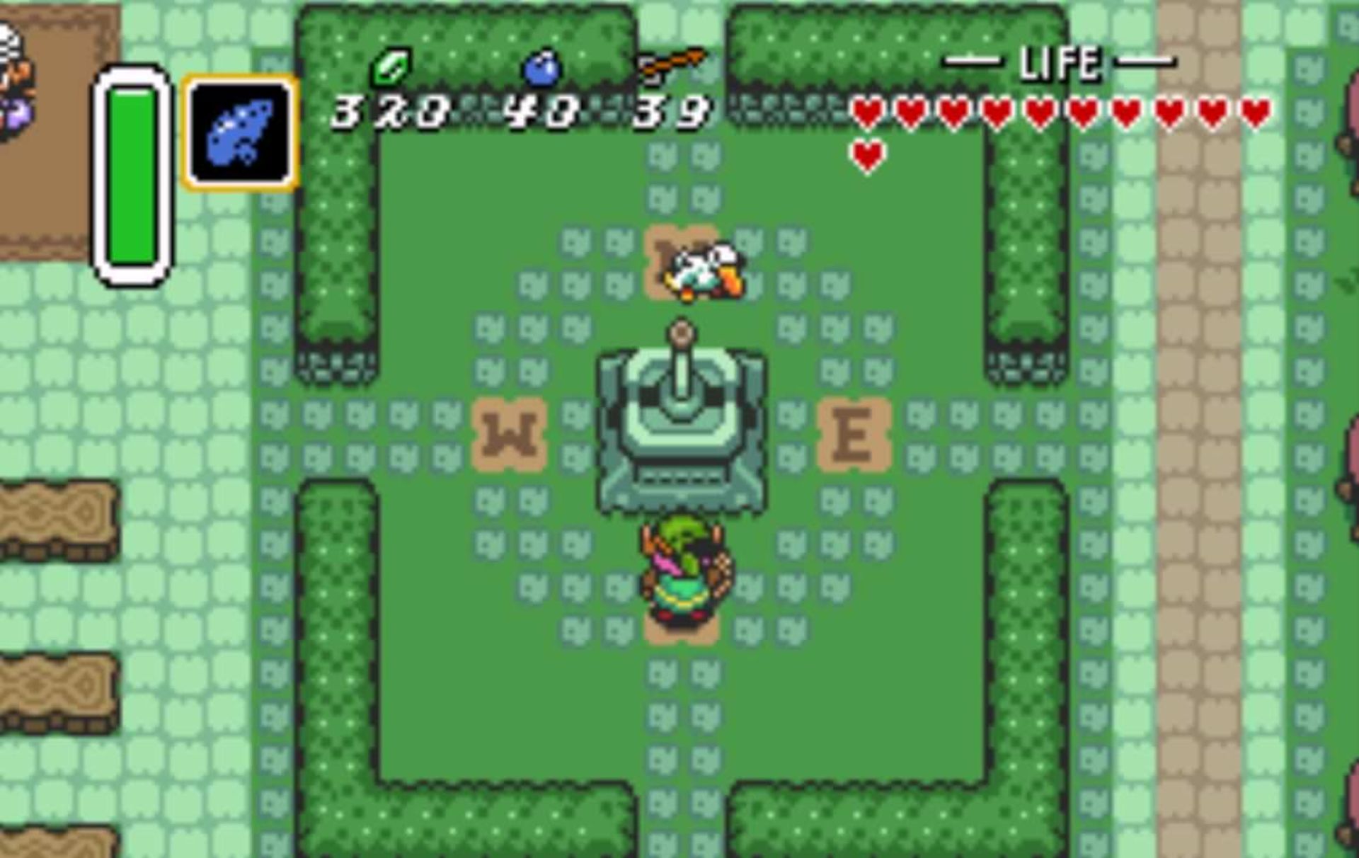 مجسمه اردک در بازی The Legend of zelda: Link to the past برای مکانیزم Fast Travel