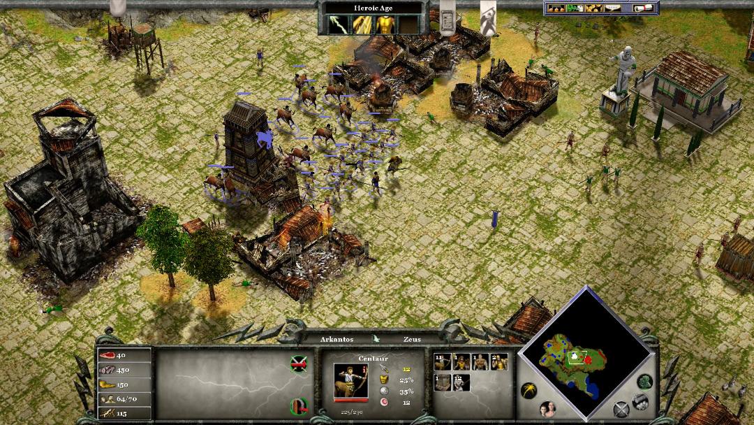 گیم پلی یونان در بازی Age of Mythology