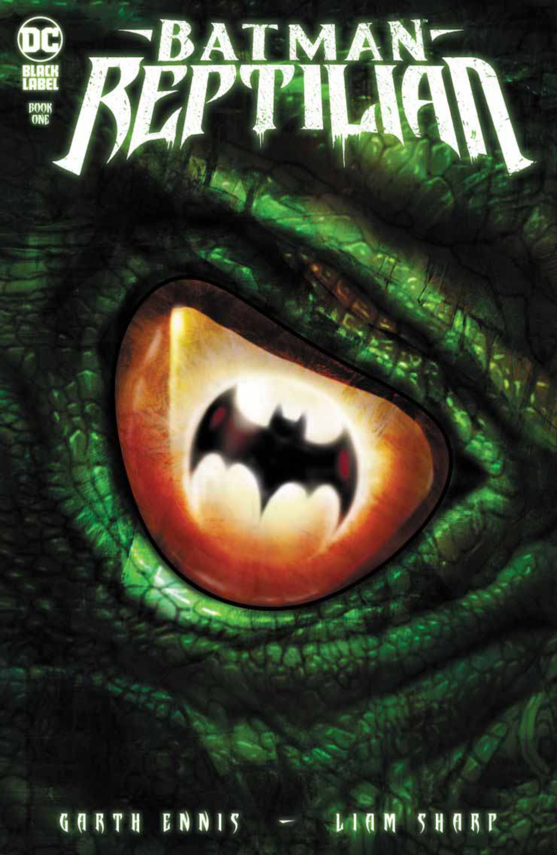 جلد اصلی سری کتاب کمیک Batman: Reptilian