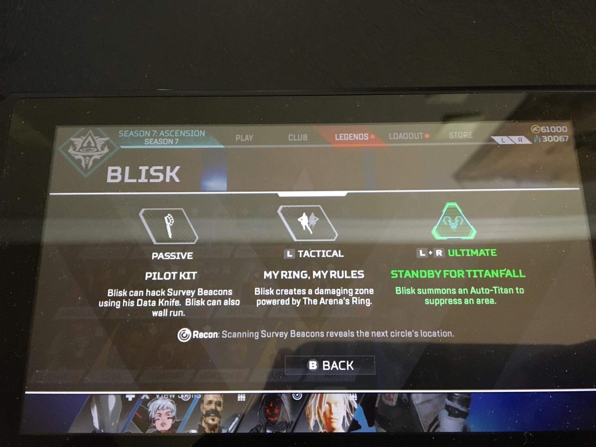 عکس فاش‌شده از قابلیت‌های کاراکتر Blisk در Apex Legends