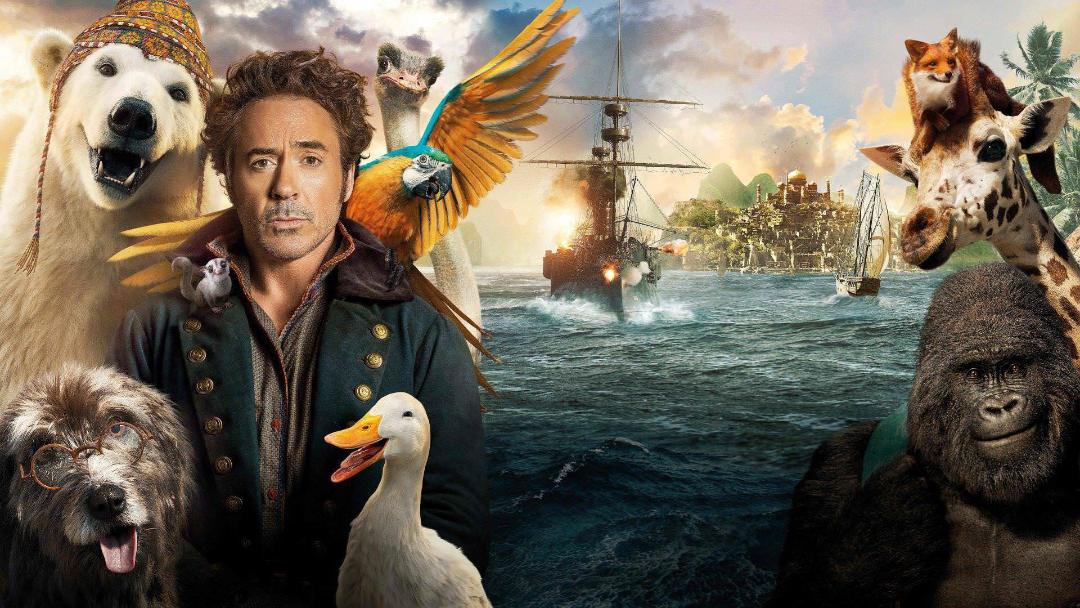 رابرت داونی جونیور در پوستر فیلم Dolittle 
