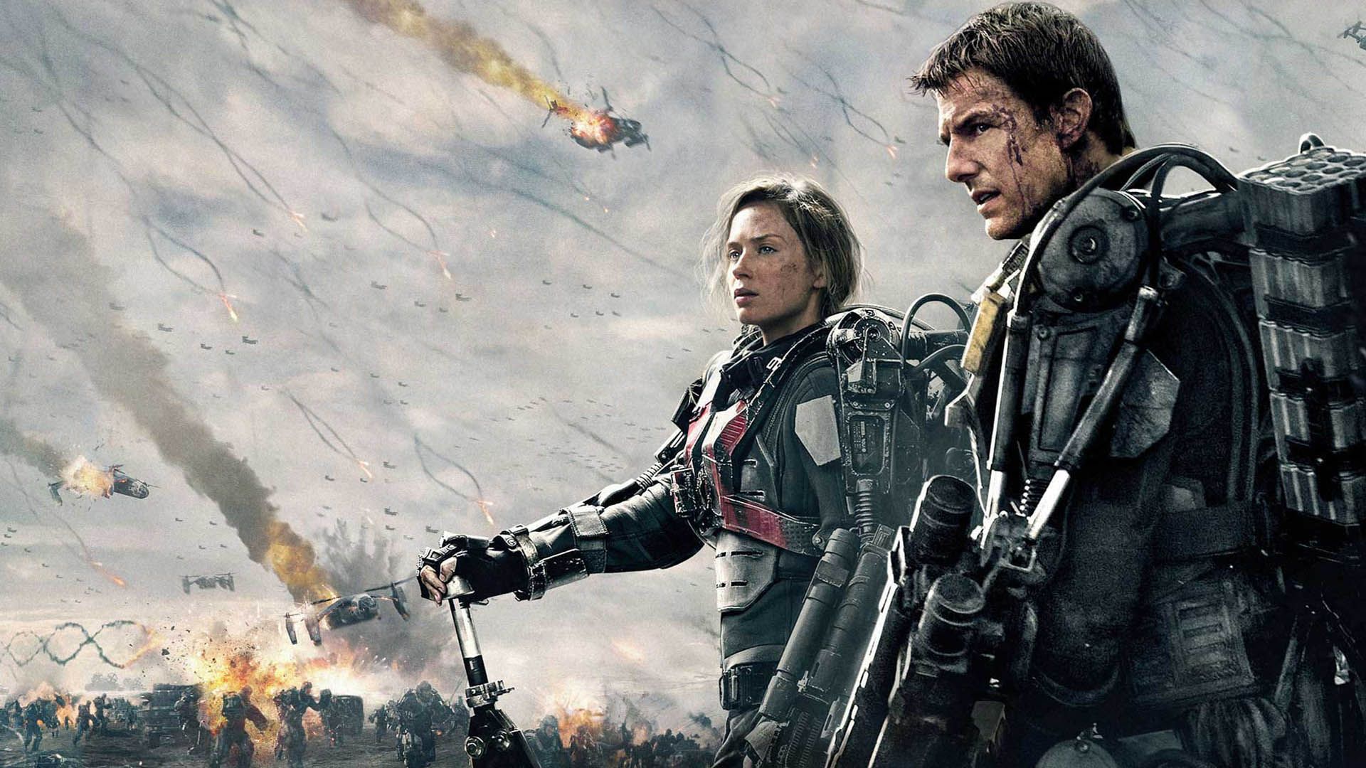 والپیپر فیلم edge of tomorrow با ایفای نقش تام کروز و امیلی بلانت