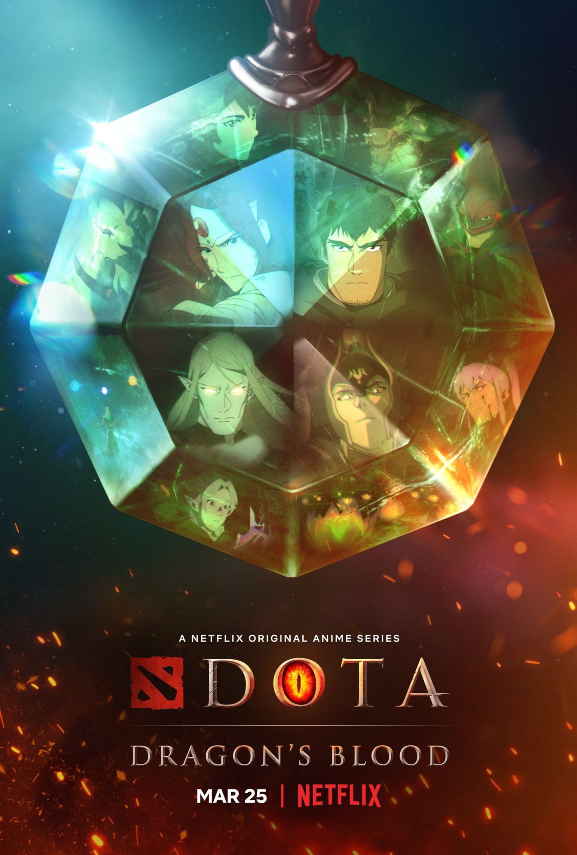 کاراکترهای اصلی انیمیشن سریالی Dota: Dragon's Blood