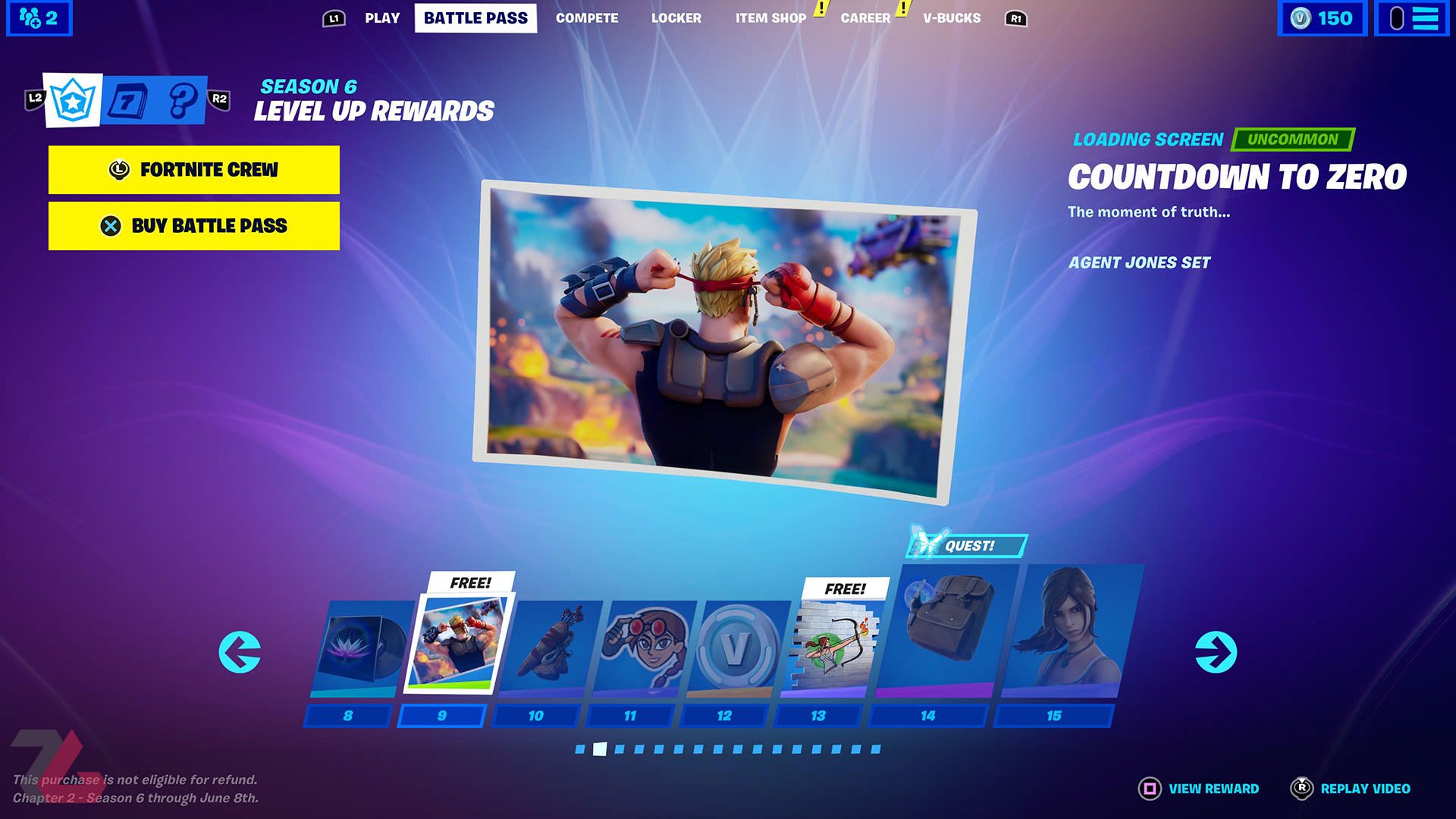 بتل پس فصل ششم فورتنایت چپتر 2