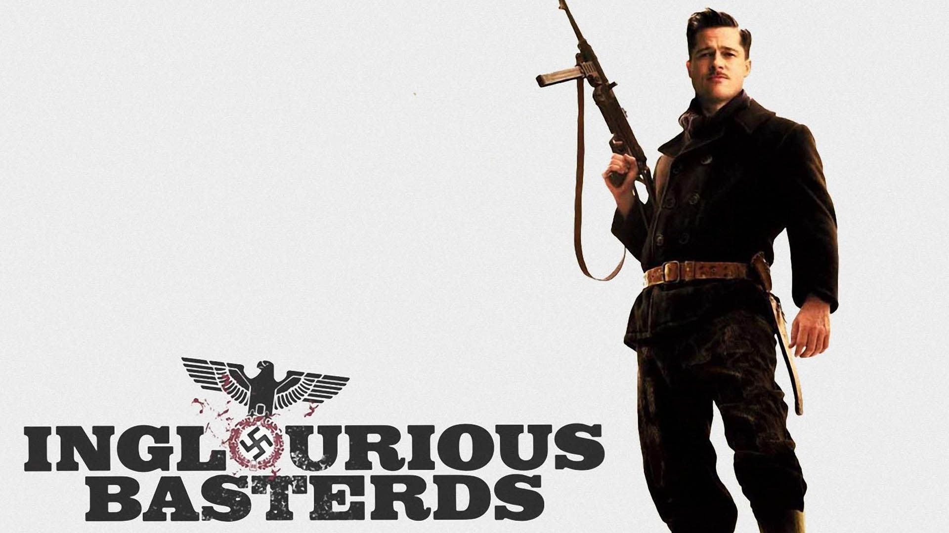 کاور فیلم Inglourious Basterds با حضور برد پیت