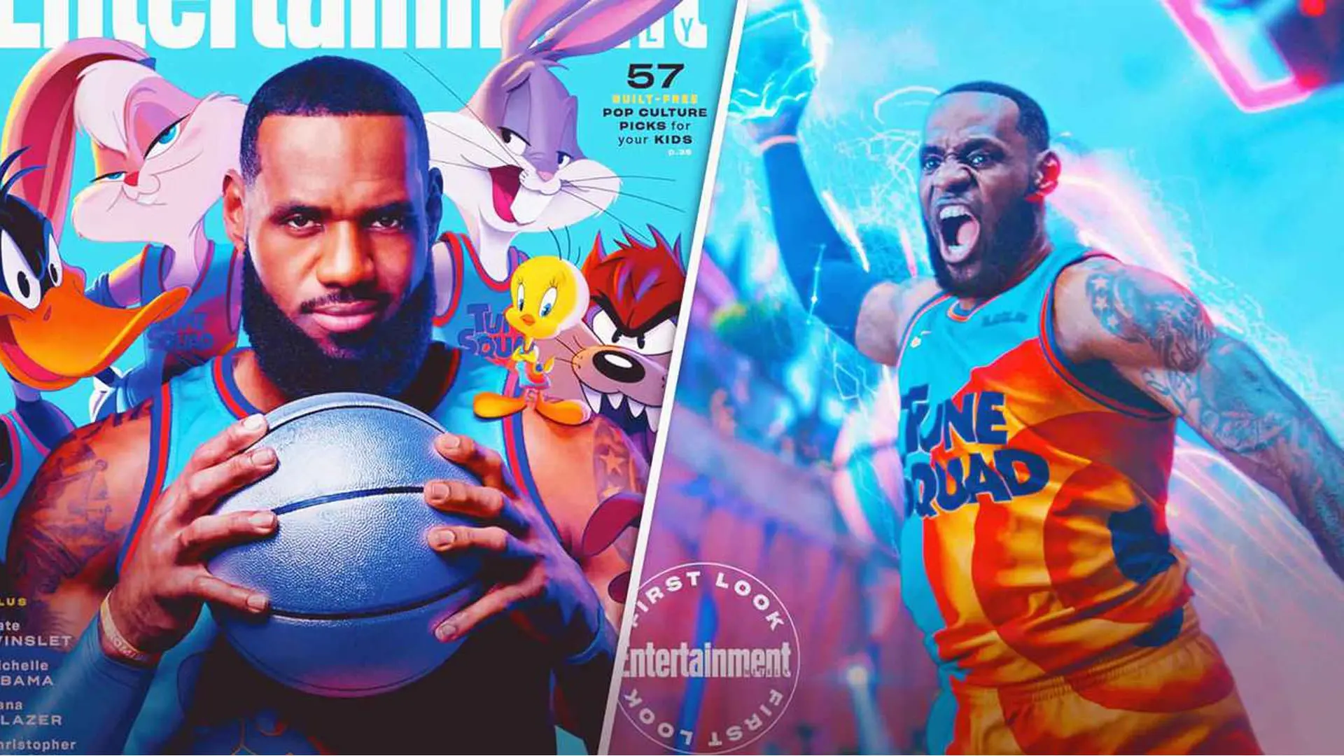 لبران جیمز در فیلم Space jam