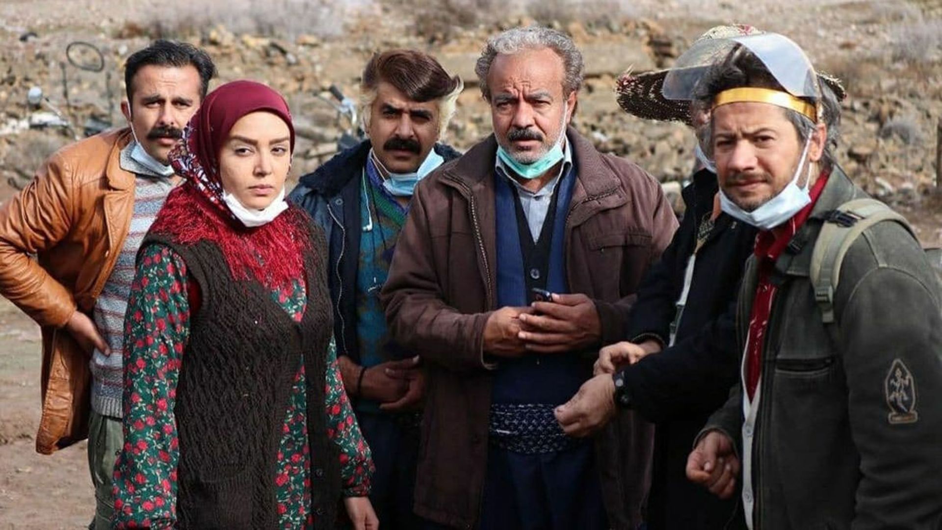سعید آقاخانی و علی صادقی با ماسک در نون خ 3