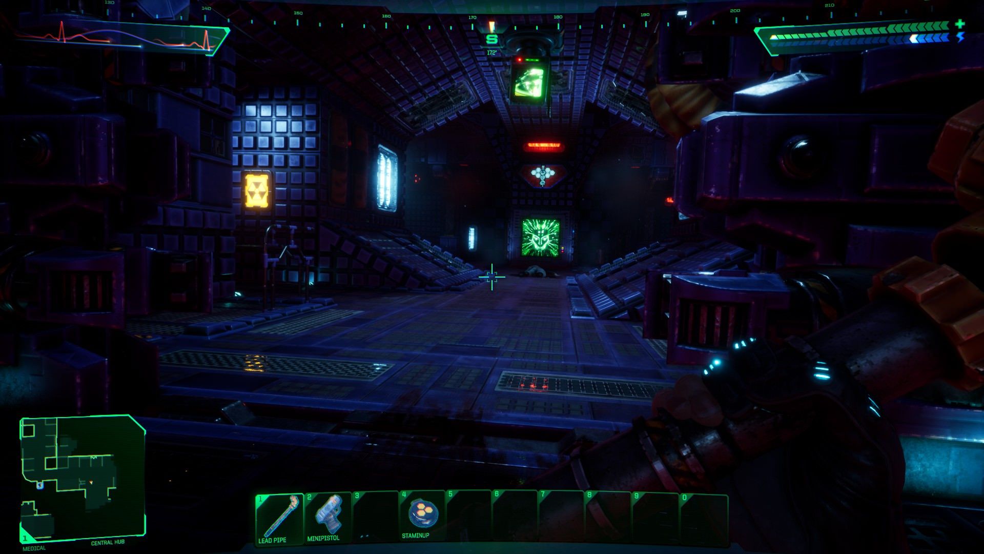 تصویری از محیط بازی System Shock Remake
