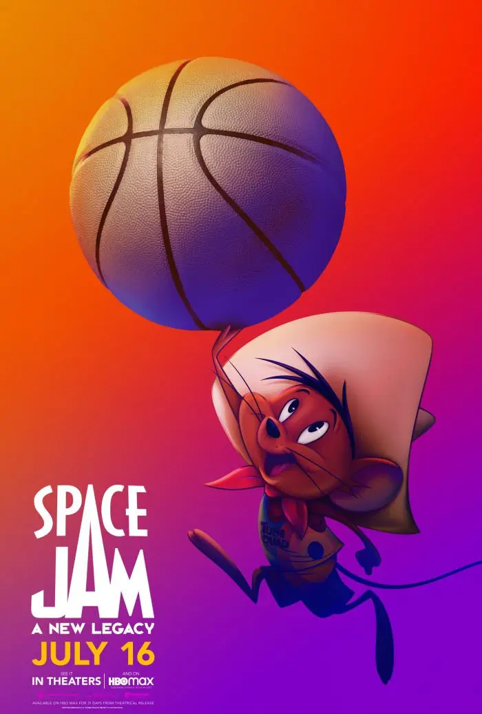 اسپیدی در پوستر Space Jam: A New Legacy
