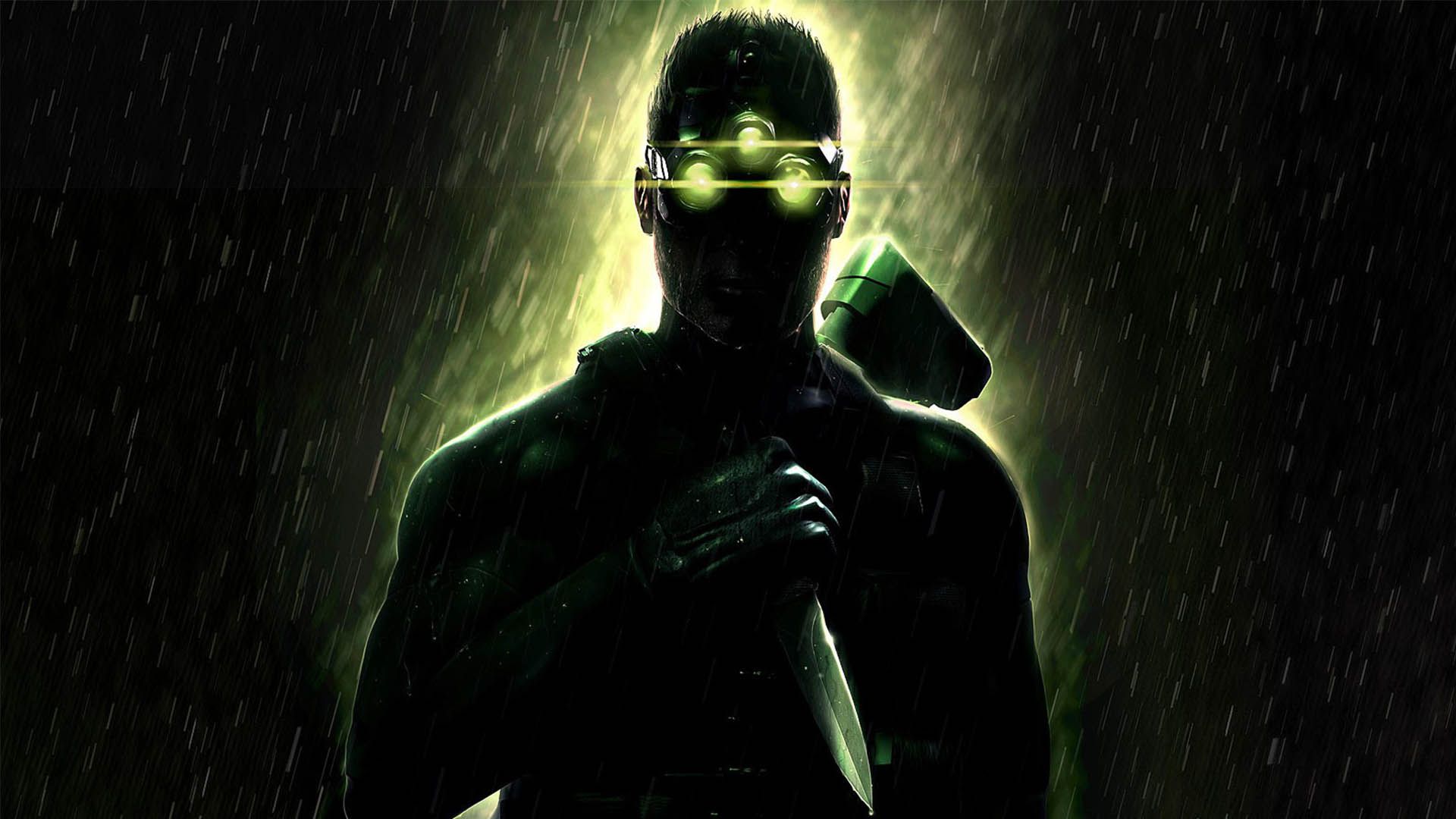 سم فیشر با چاقو در بازی Splinter Cell