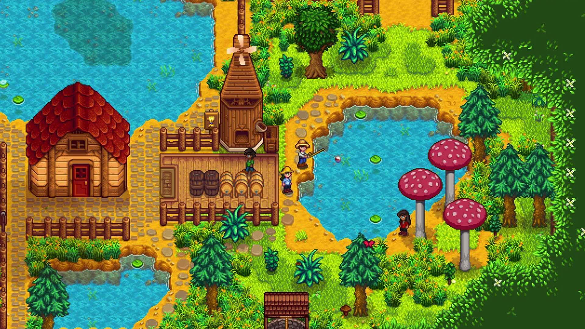 ماهیگری در بازی Stardew Valley