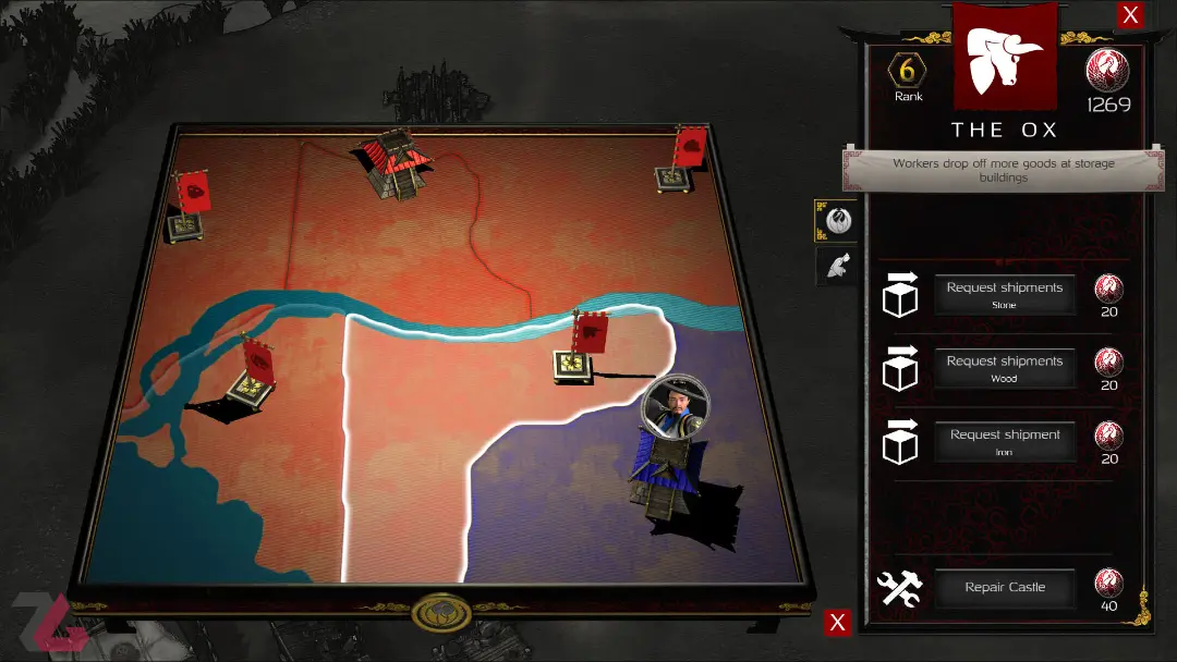 وارلردها در بازی Stronghold: Warlords