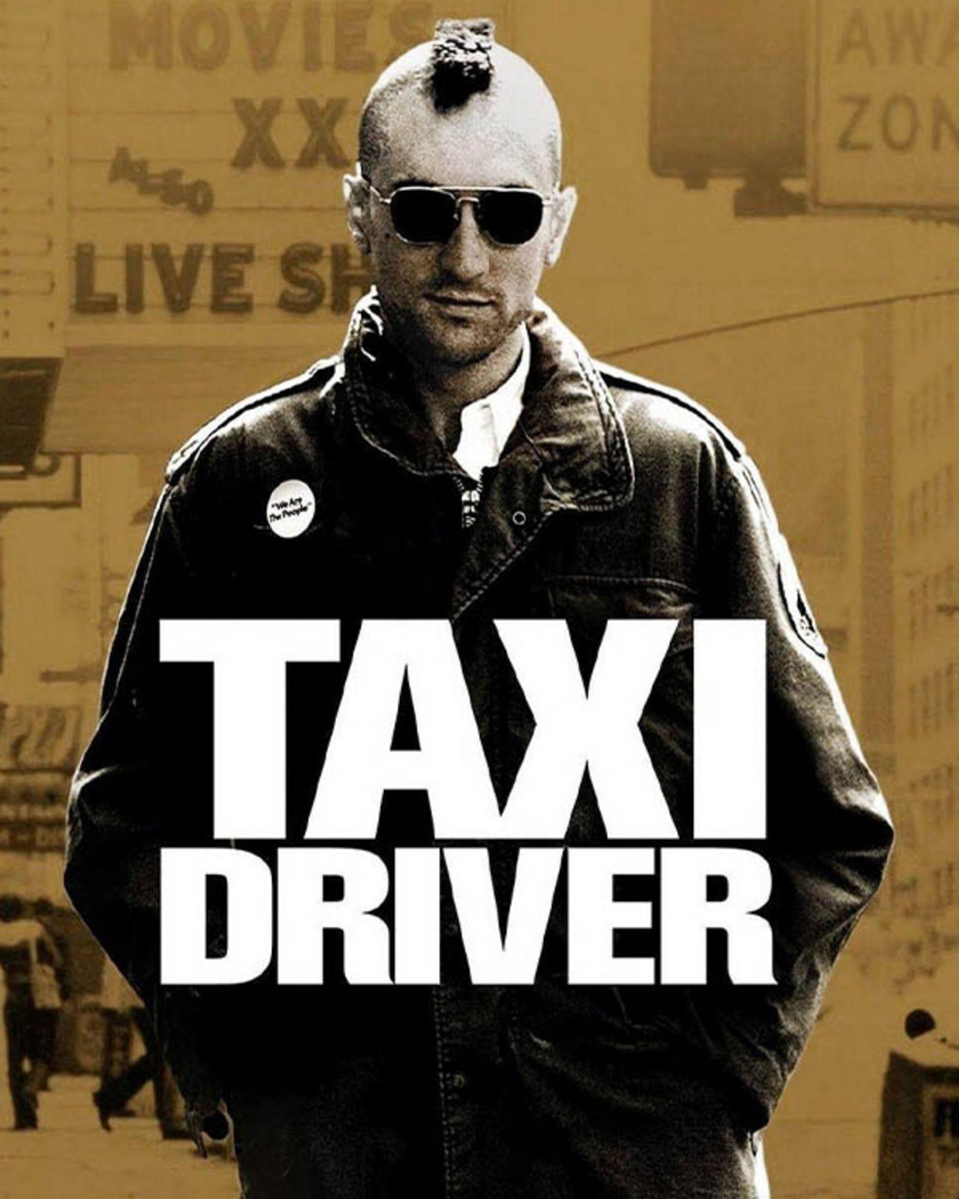 پوستر فیلم taxi driver با ایفای نقش رابرت دنیرو در نقش تراویس بیکل