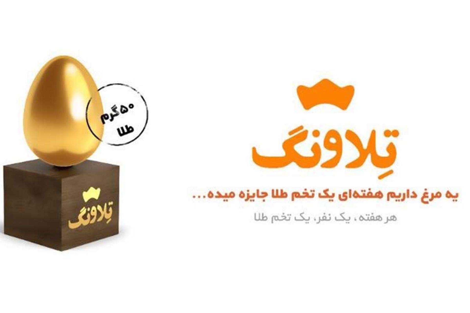 تلاونگ یک مرغ داریم هفته ای یک تخم جایزه میده