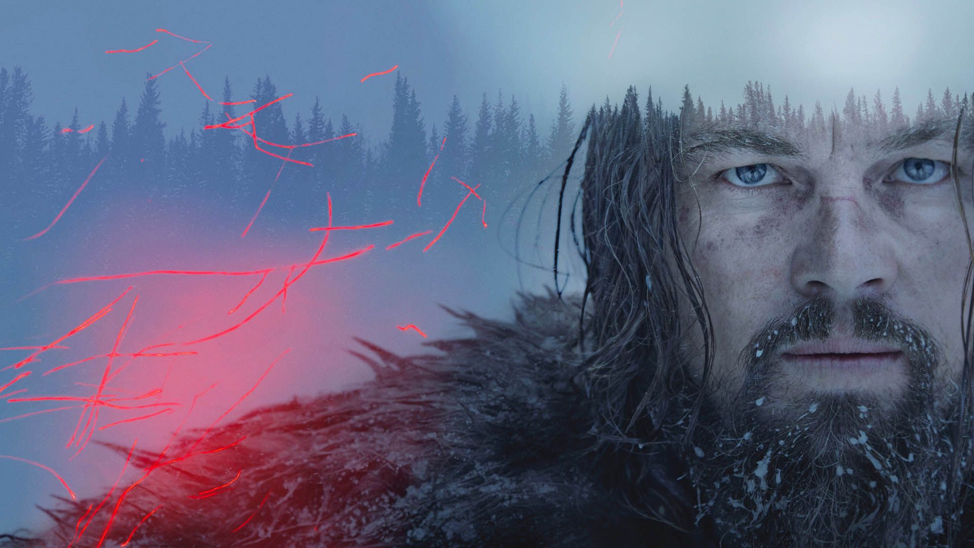 لئوناردو دی‌کاپریو در کاور فیلم The revenant