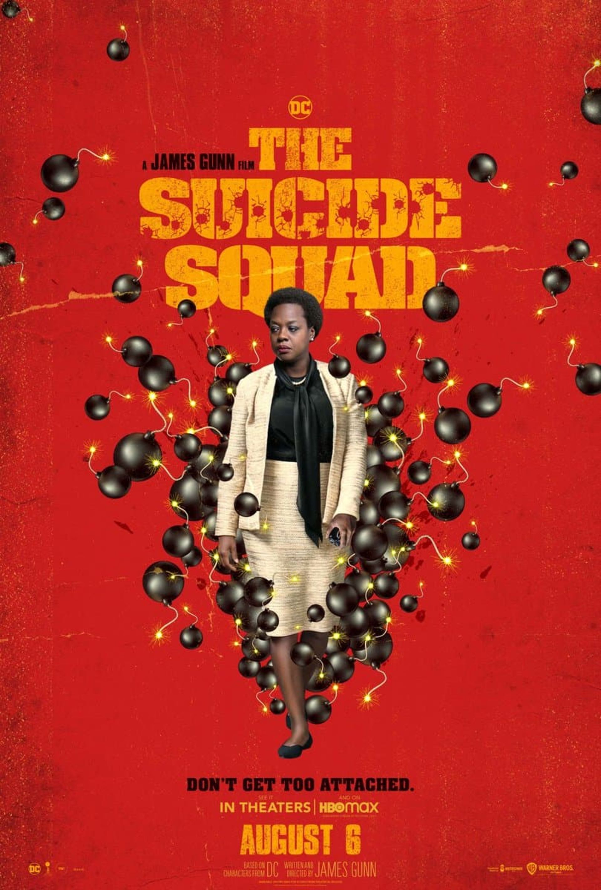 وایولا دیویس در نقش آماندا والر در پوستر شخصیت فیلم The Suicide Squad