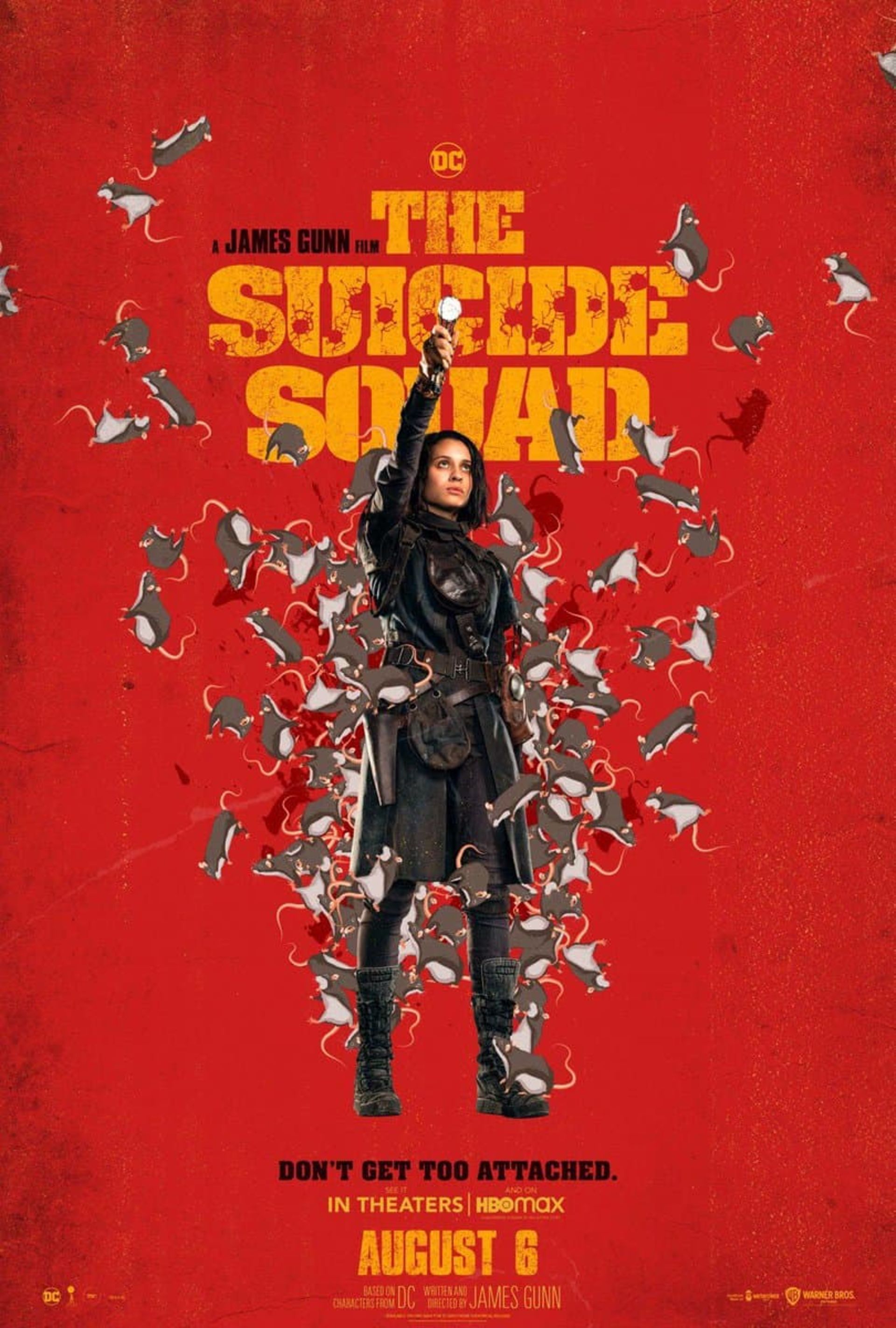 دنیلا ملکیور در نقش رتکچر در پوستر شخصیت فیلم The Suicide Squad