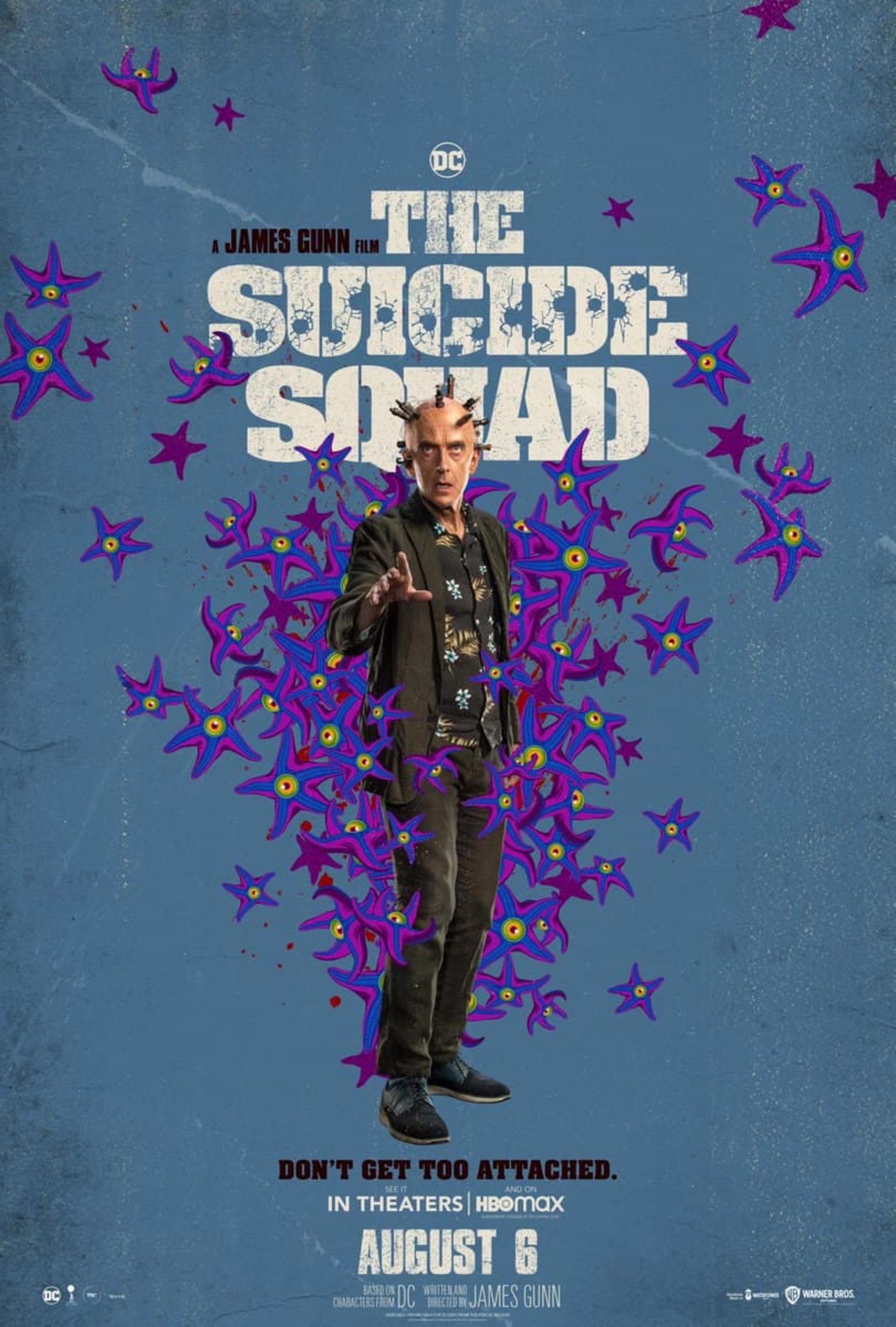 پیتر کاپالدی در نقش تینکر در پوستر شخصیت فیلم The Suicide Squad