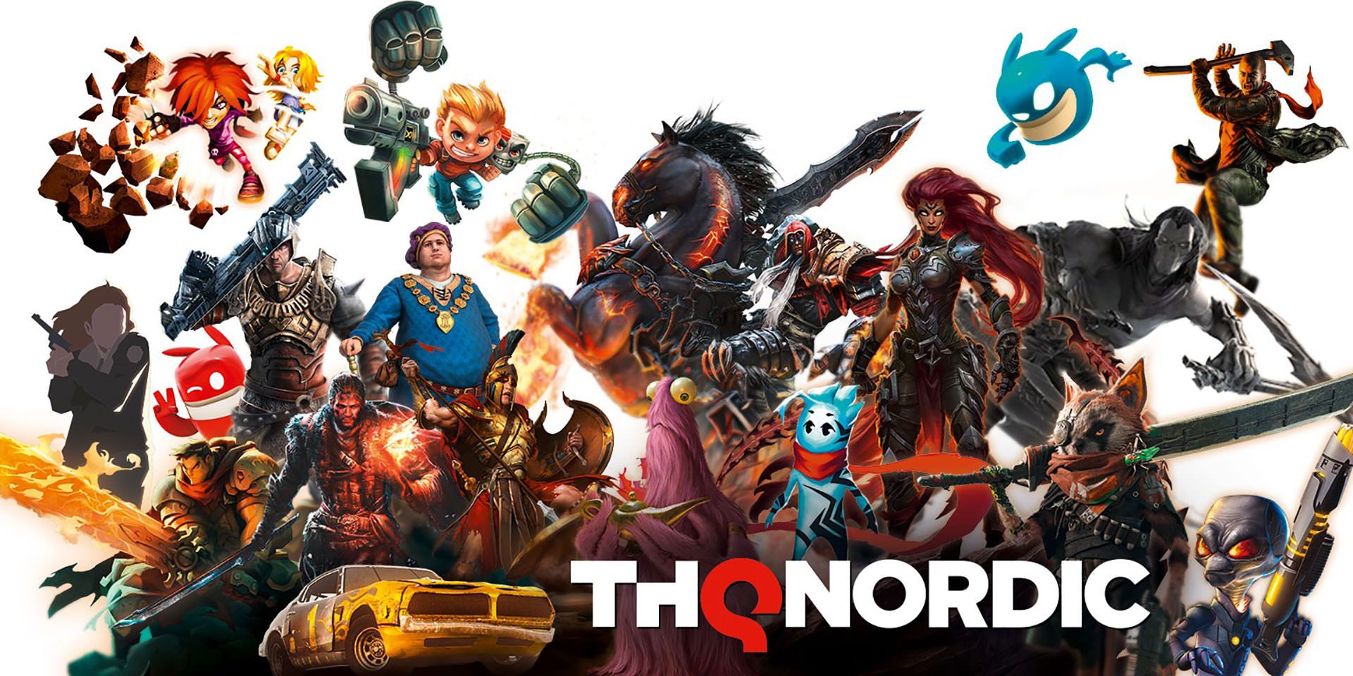 بازی های THQ Nordic به همراه شخصیت های آن ها