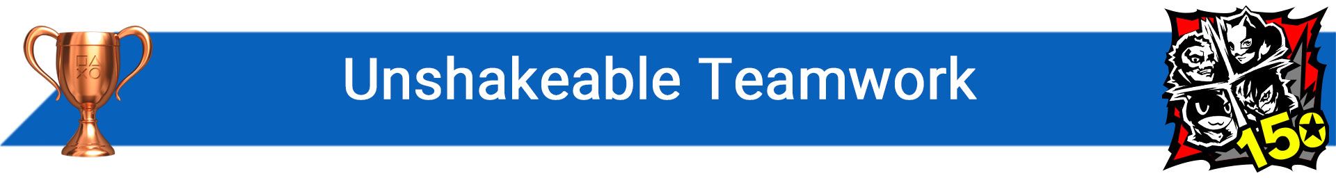 تروفی Unshakeable Teamwork