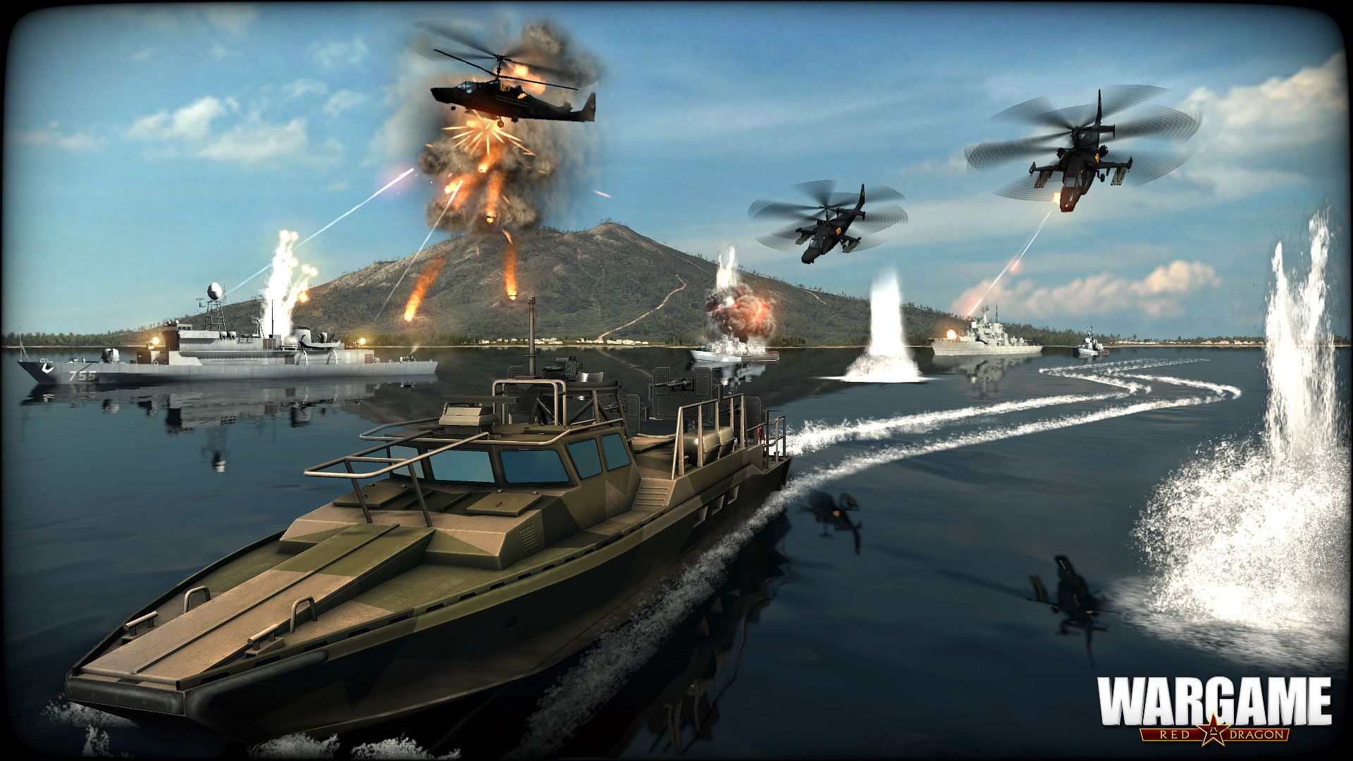 حمله به کشتی در Wargame: Red Dragon