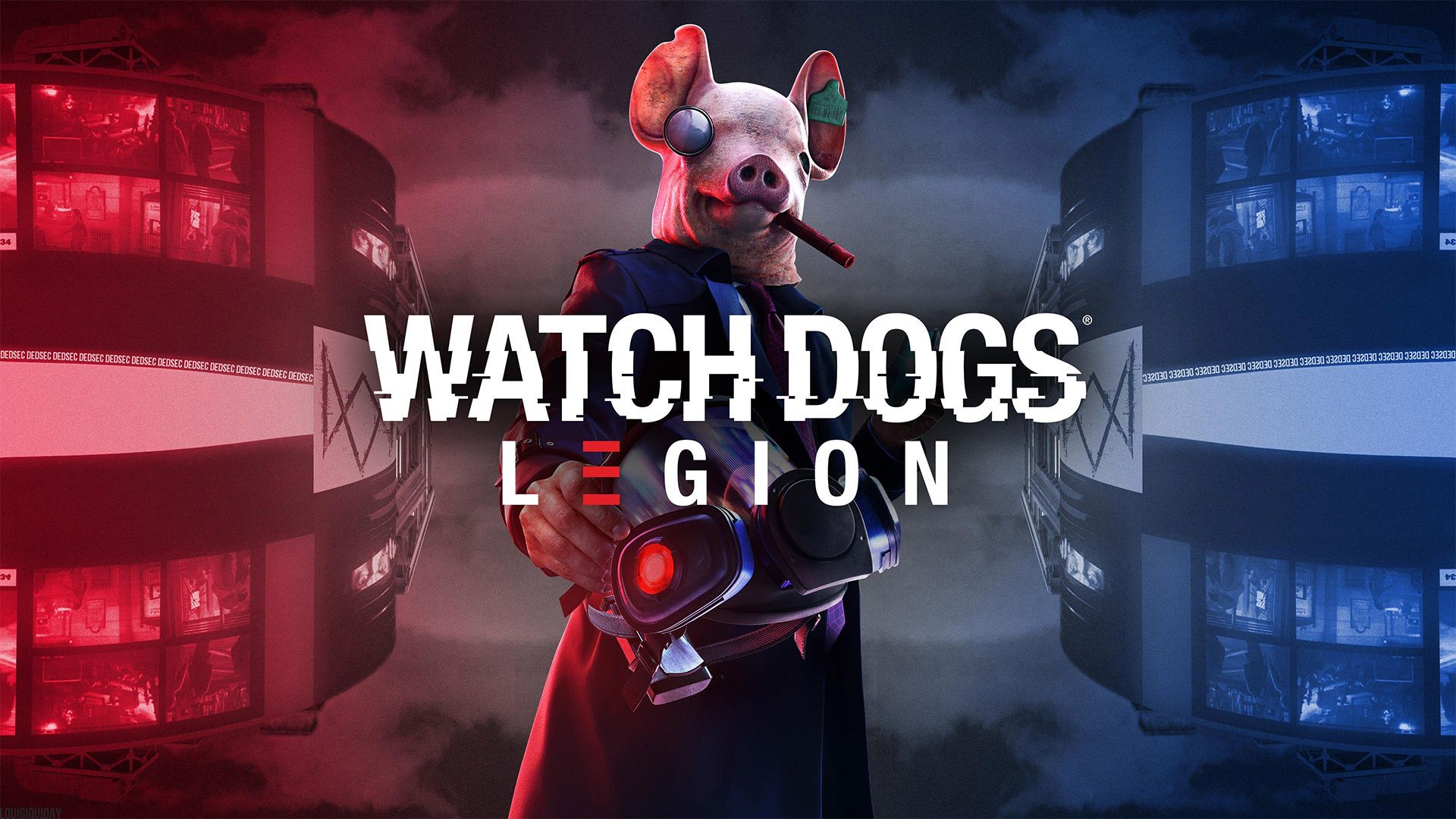 کاراکتر Watch Dogs: Legion با ماسکی بر صورت