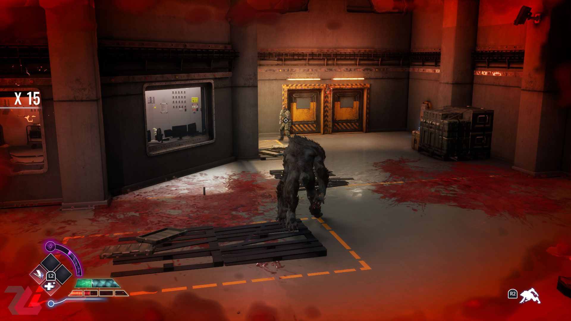 کاهال در حالت گرگینه خود در Werewolf: The Apocalypse Earthblood