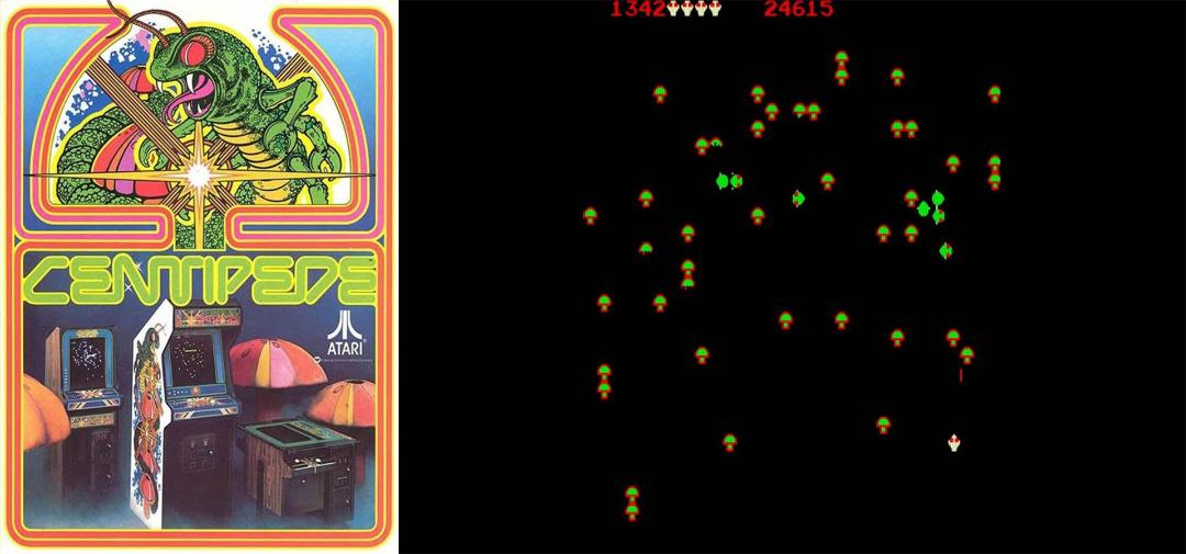 بازی Centipede و دستگاه آرکید آن