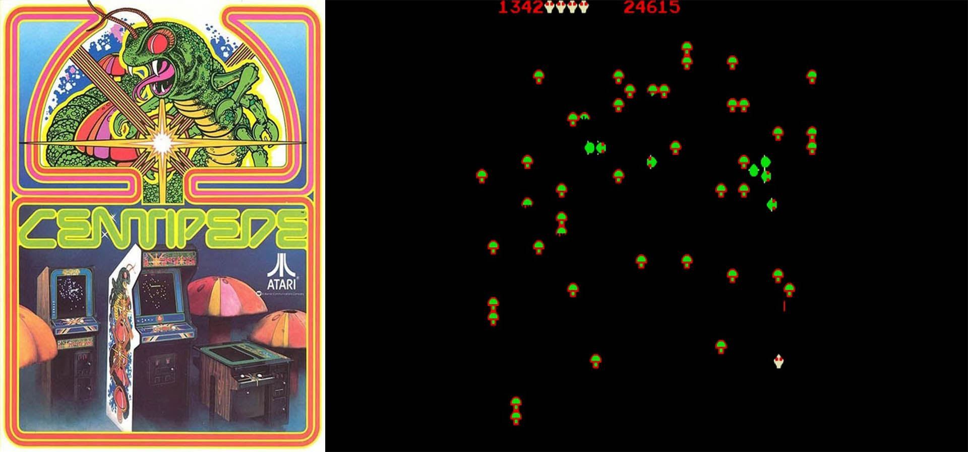 بازی Centipede و دستگاه آرکید آن