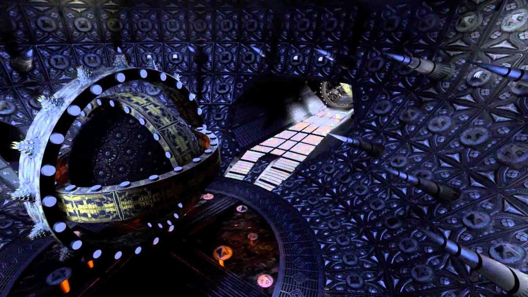 یک گوی بزرگ در تالار جاذبه در فیلم Event Horizon
