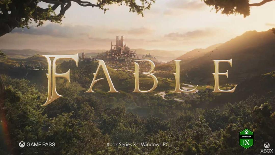 لوگو بازی Fable ایکس باکس و قلعه بزرگ در دوردست