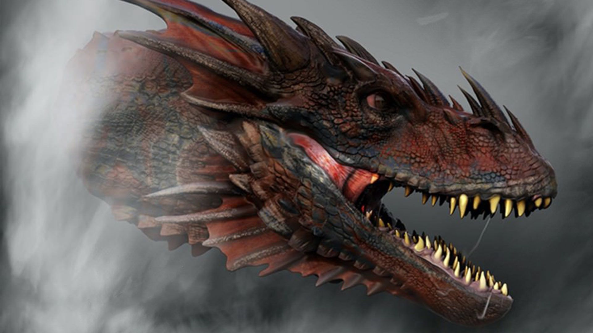 کانسپت آرت یک اژدها در سریال House of the Dragon اسپین آف بازی تاج و تخت