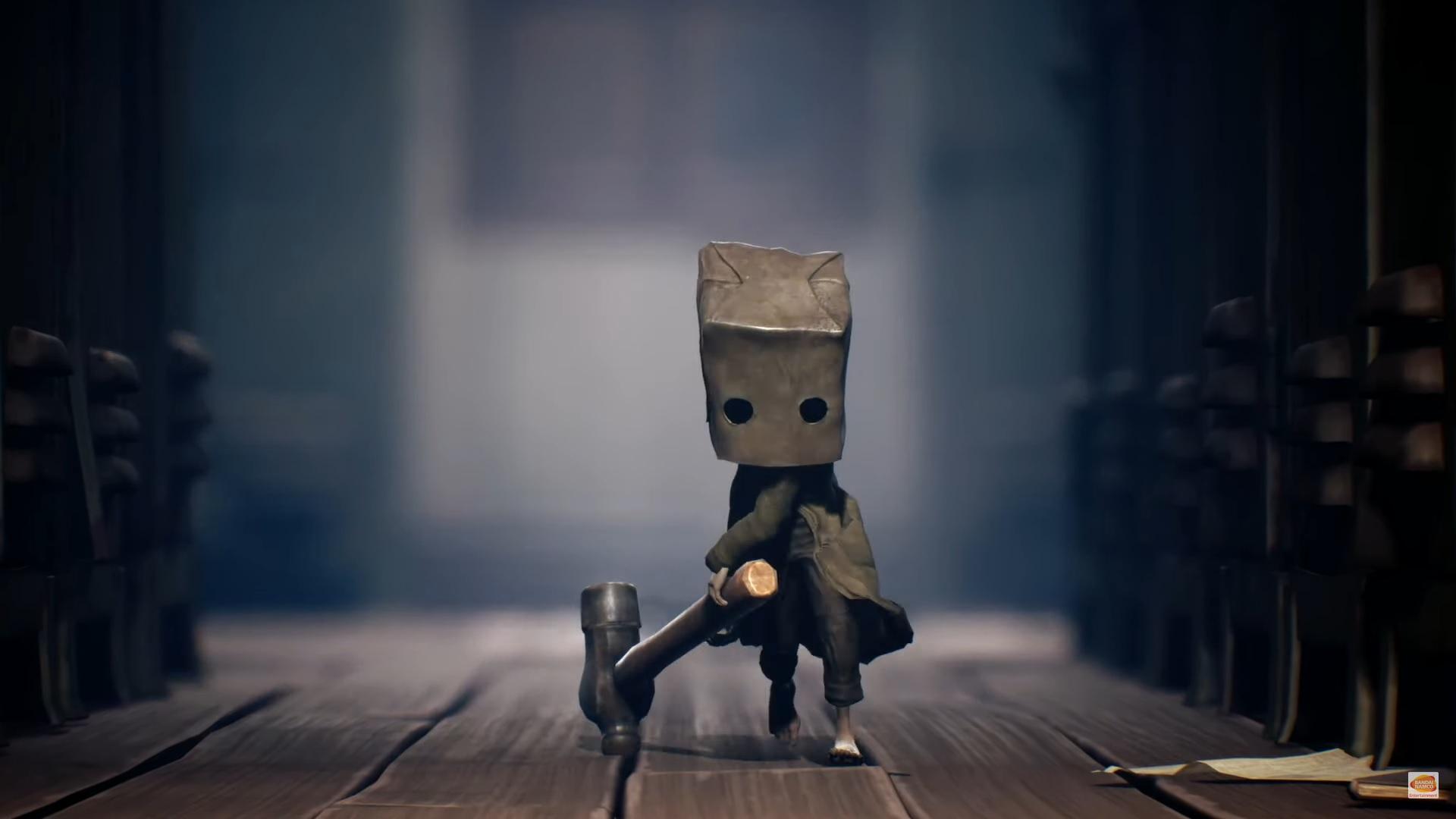 چکش در دست مونو کاراکتر بازی Little Nightmares 2