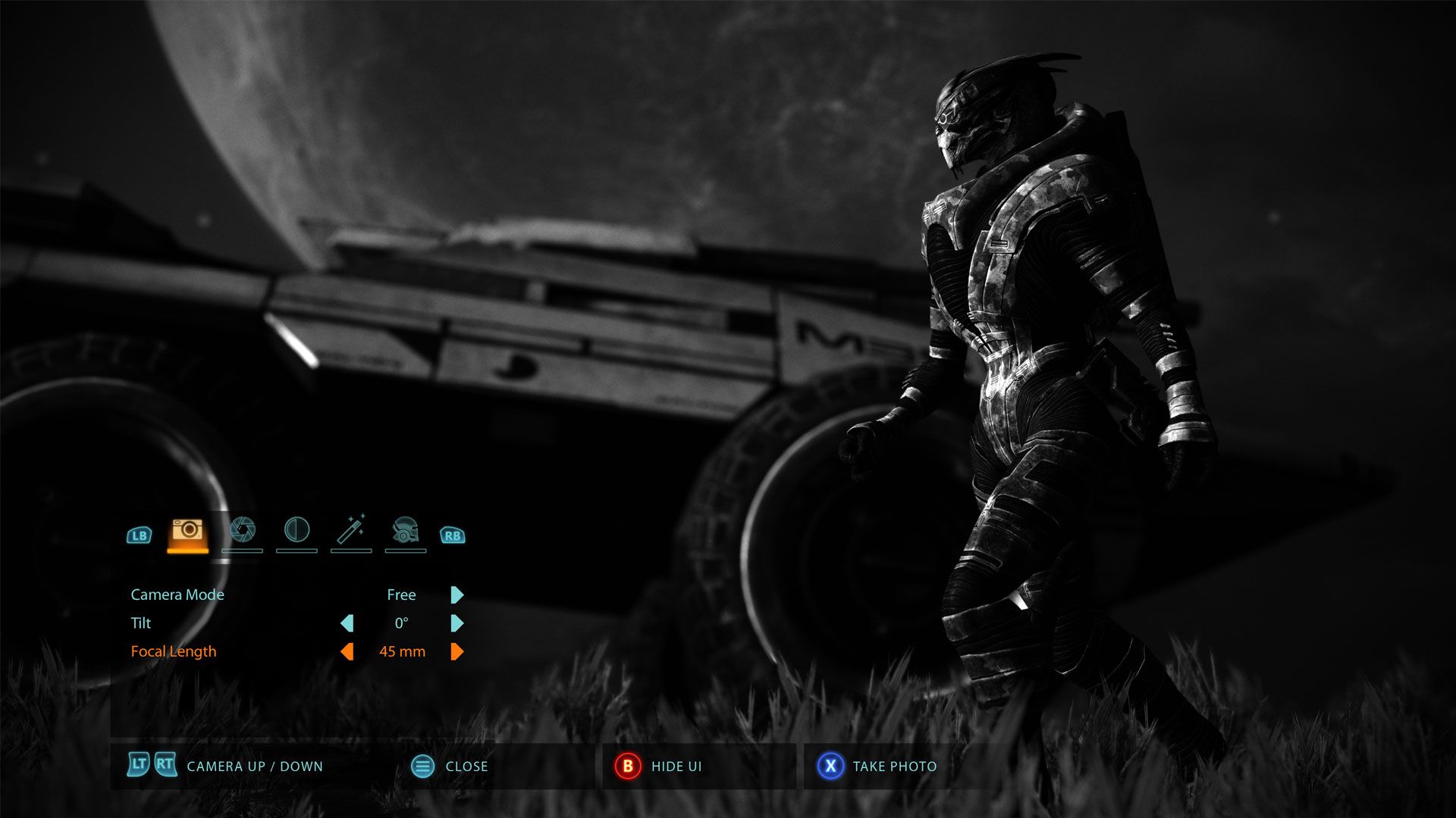 حالت فوتو مود در Mass Effect: Legendary Edition