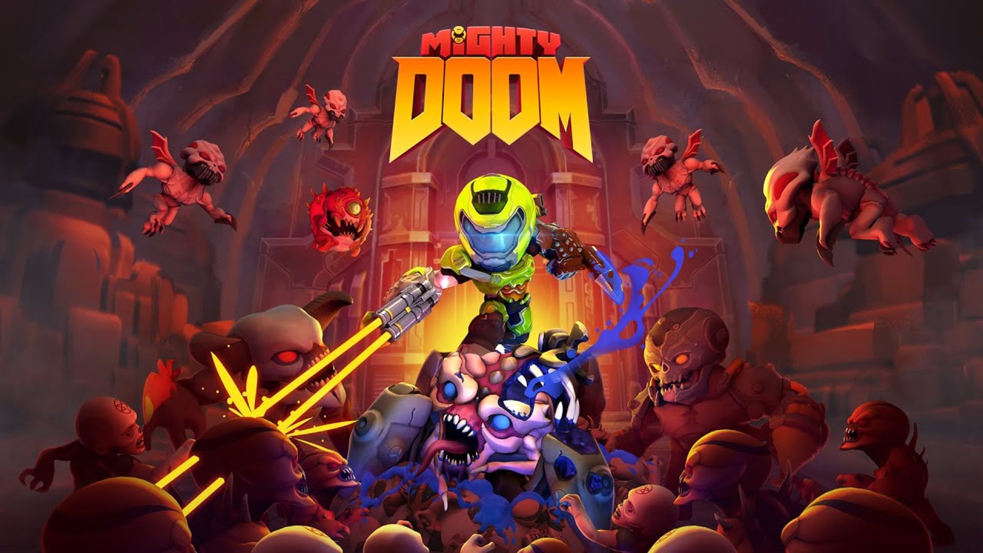 پوستر بازی موبایل Mighty Doom