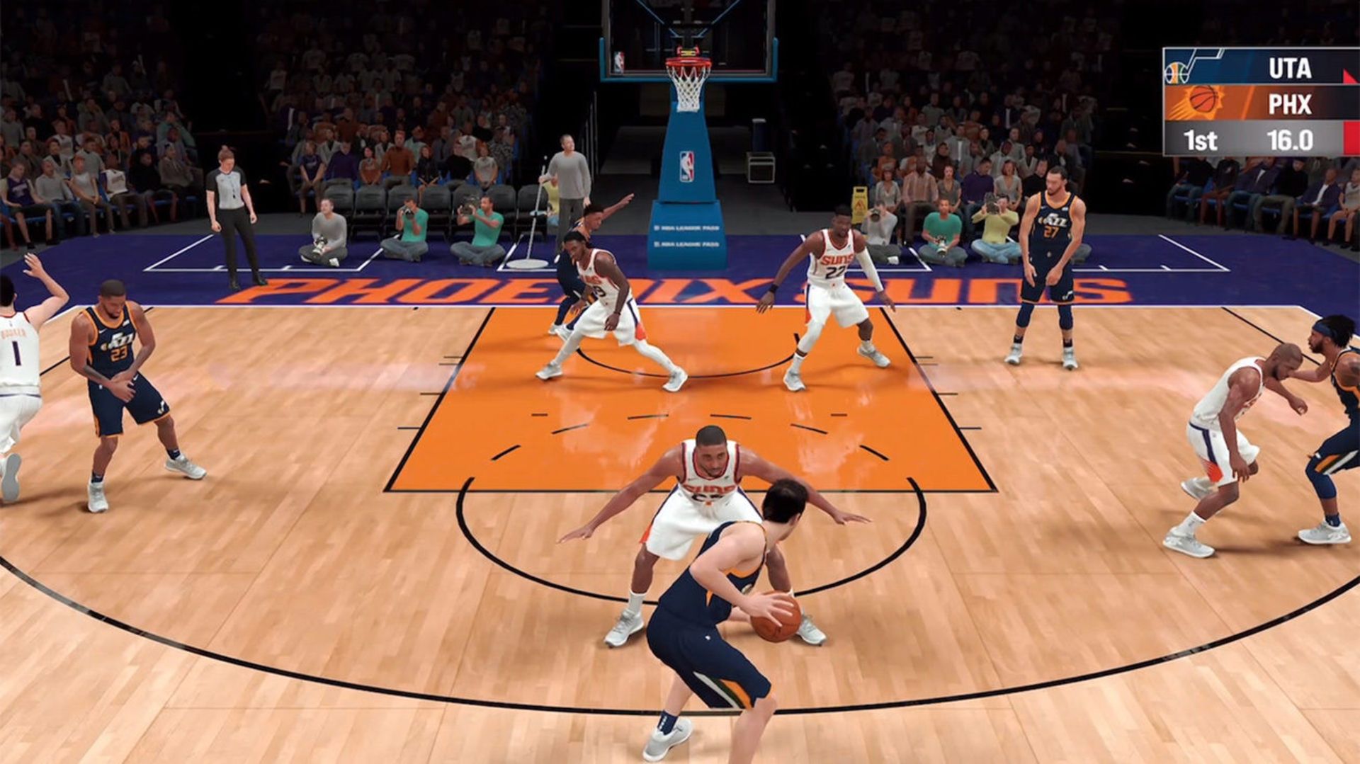 جلوه‌های بصری بازی NBA 2K21 Arcade Edition روی دستگاه‌های اپلی
