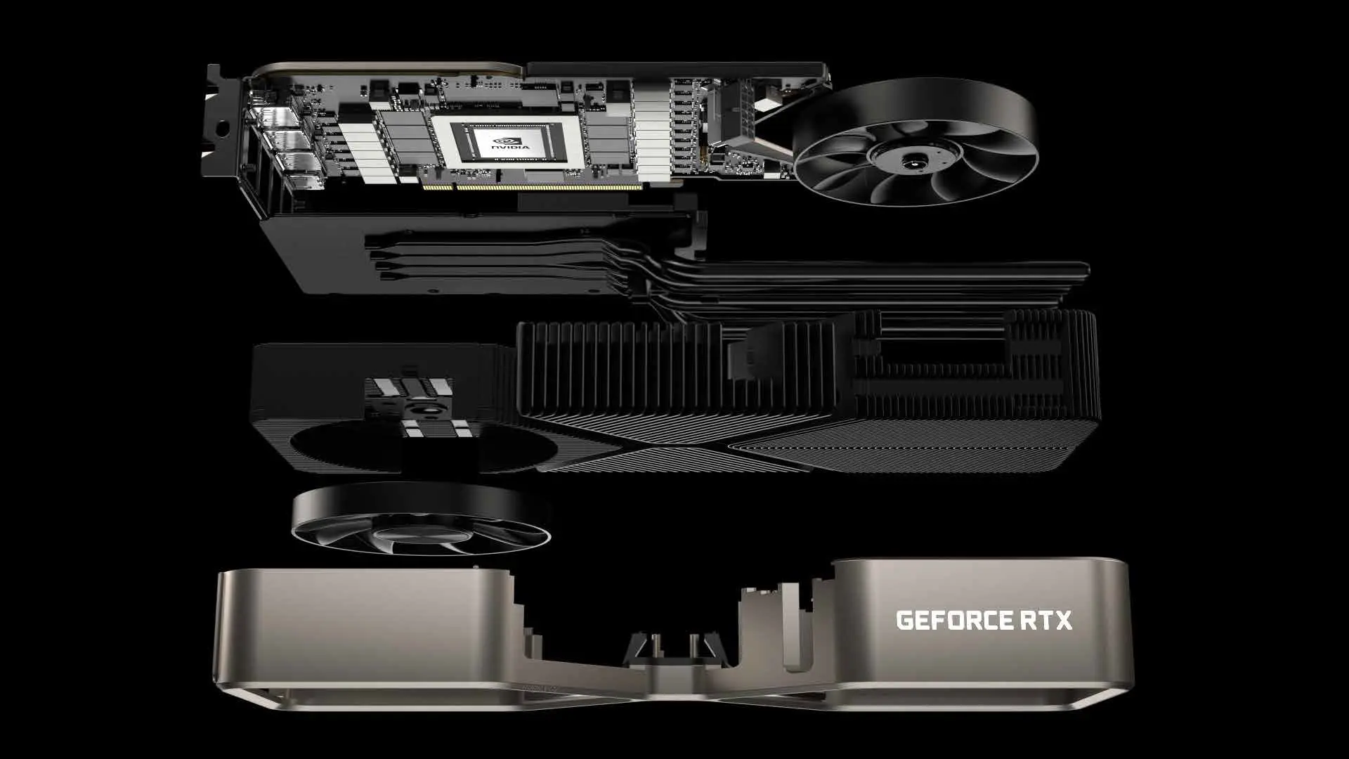 قطعات داخلی کارت گرافیک های GeForce RTX 30