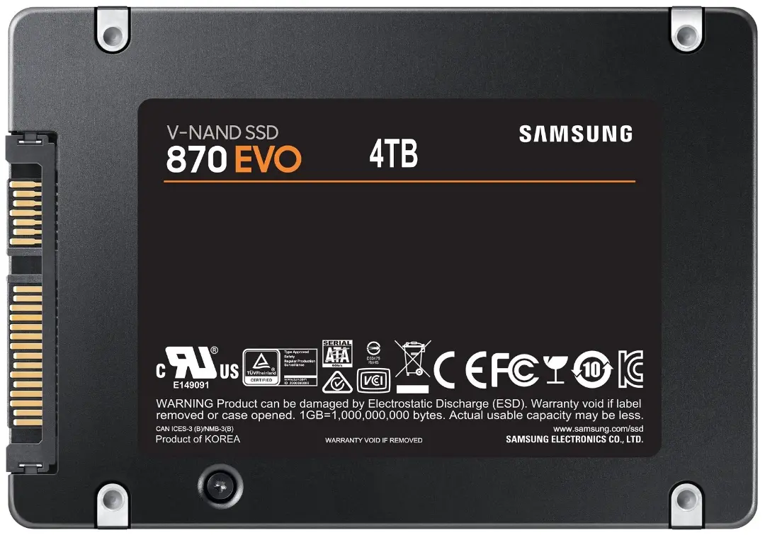 حافظه اس اس دی SAMSUNG 870 EVO مدل SATA