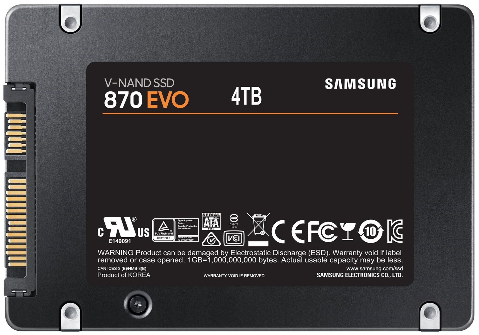 حافظه اس اس دی SAMSUNG 870 EVO مدل SATA