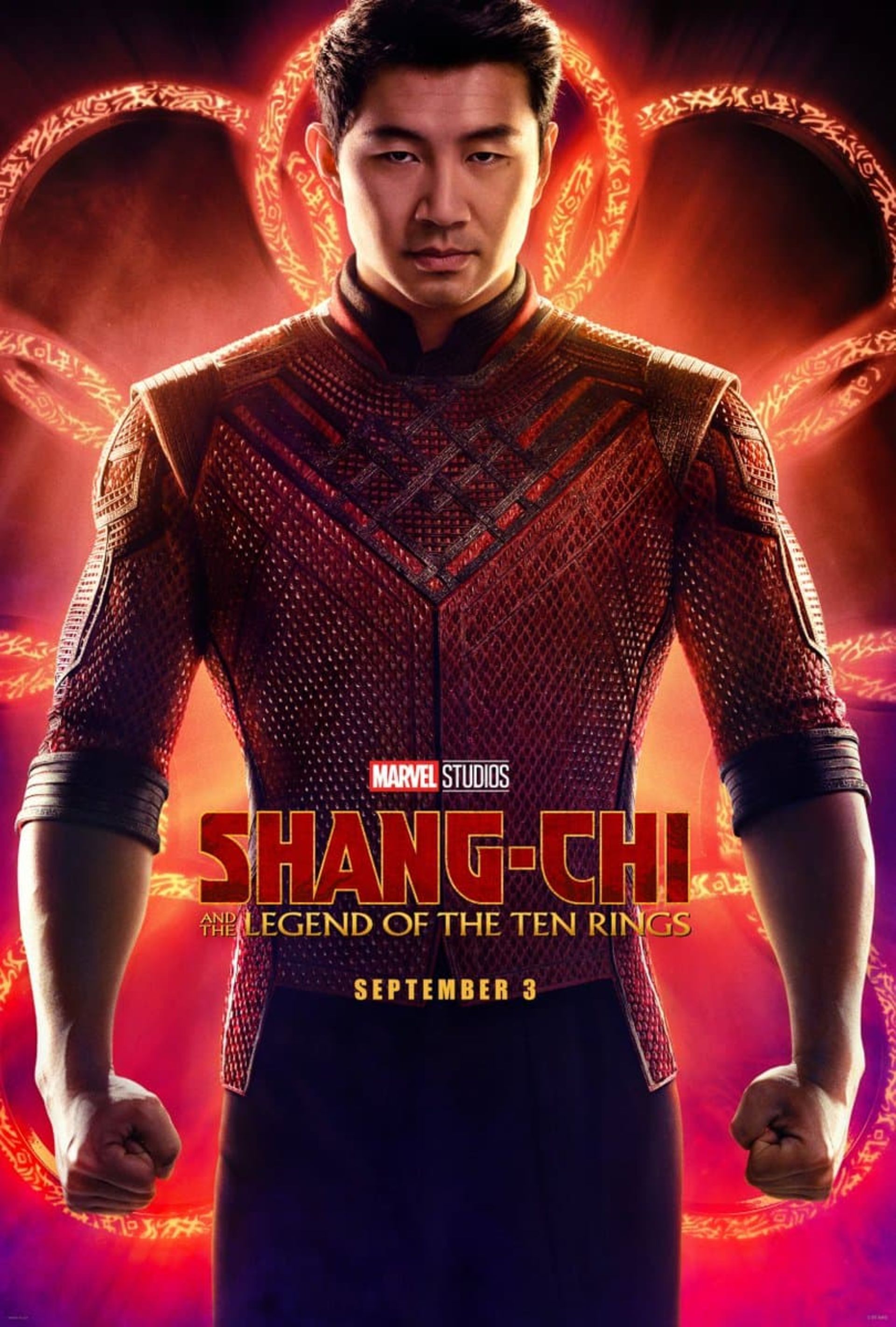 سم لیو در اولین پوستر فیلم Shang-Chi and the Legend of the Ten Rings