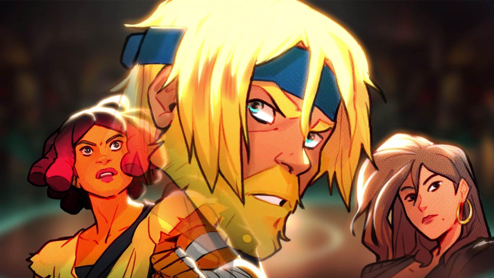 اکسل، بلیز و چری در بازی Streets of Rage 4
