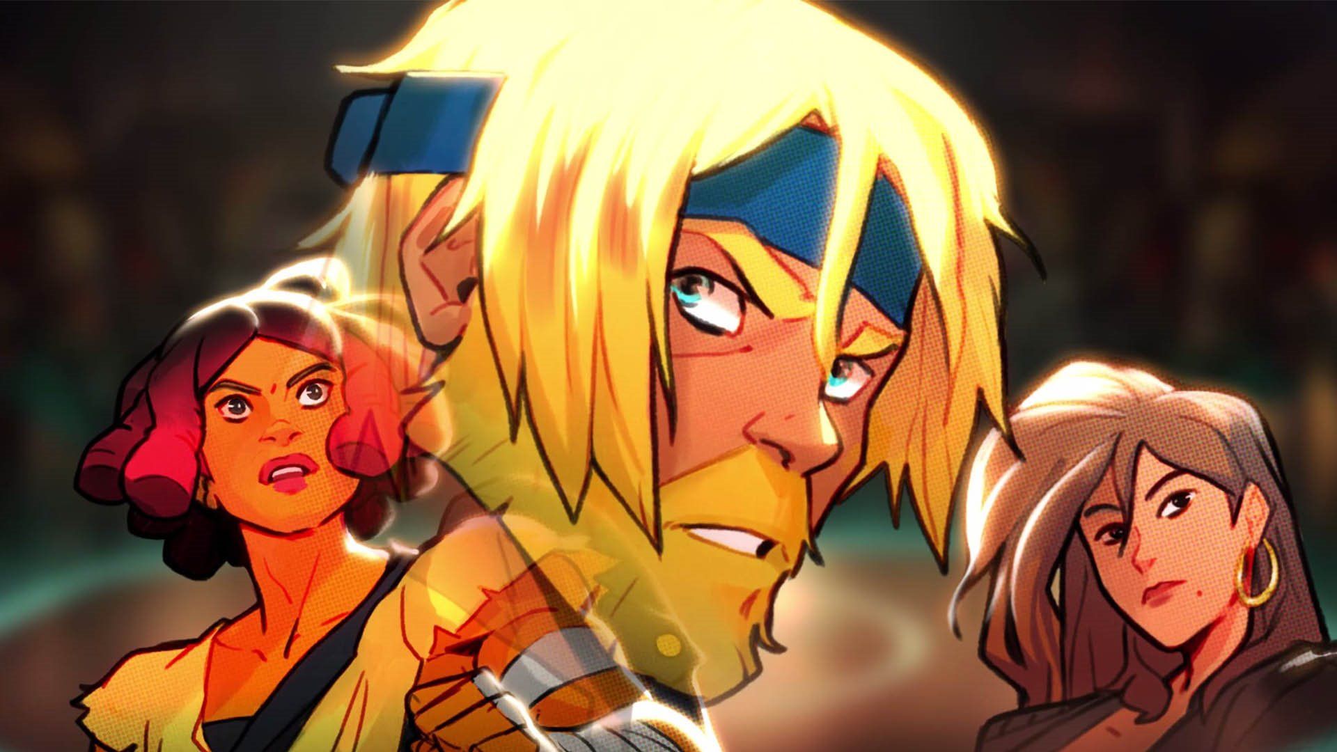 اکسل، بلیز و چری در بازی Streets of Rage 4