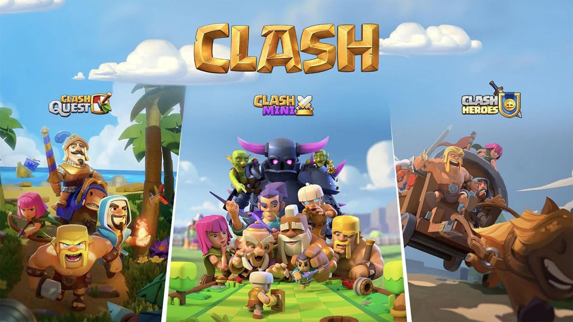 سه بازی جدید Clash Quest ،Clash Mini و Clash Heroes