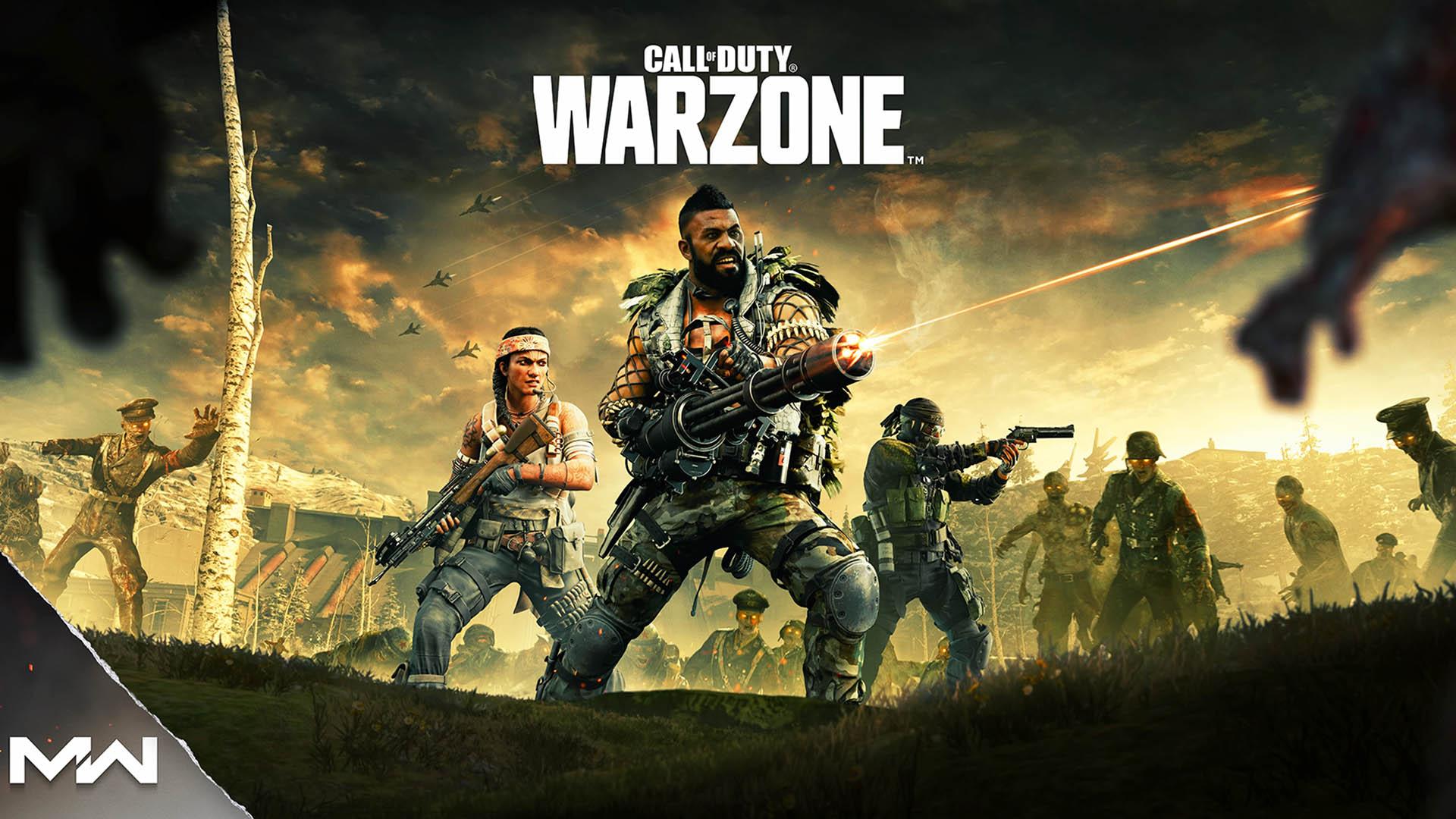 کاور بازی cod warzone با حضور زامبی‌ها