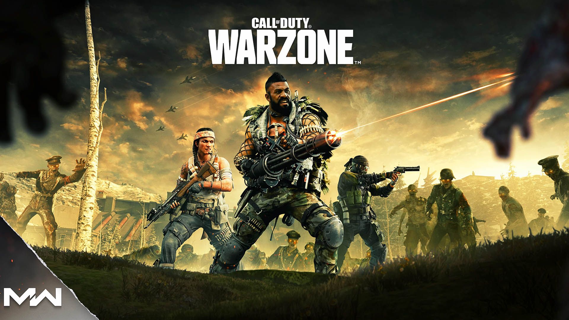 کاور بازی cod warzone با حضور زامبی‌ها