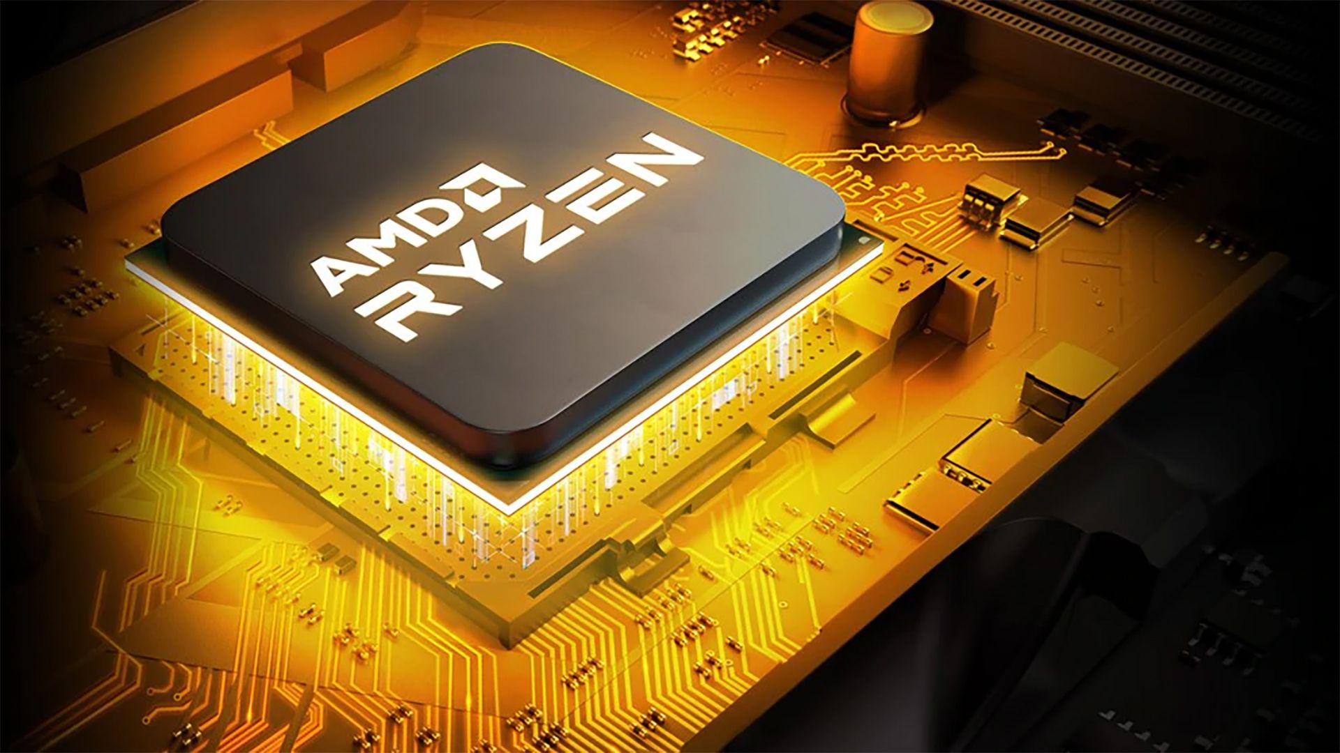 تصویر  شماتیک از پردازنده های AMD Ryzen