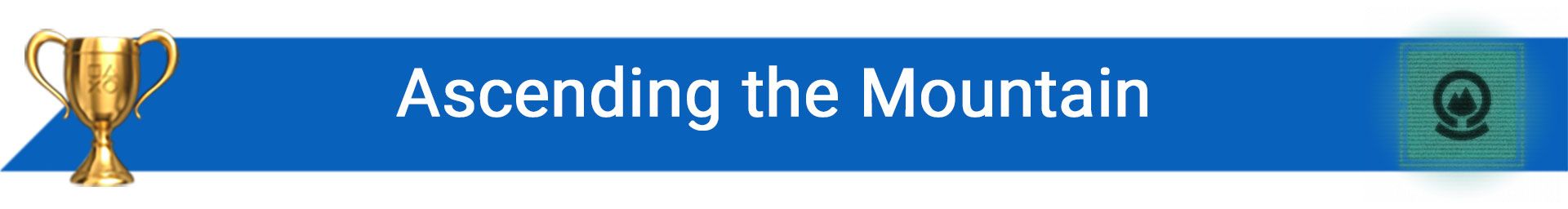 تروفی Ascending the Mountain