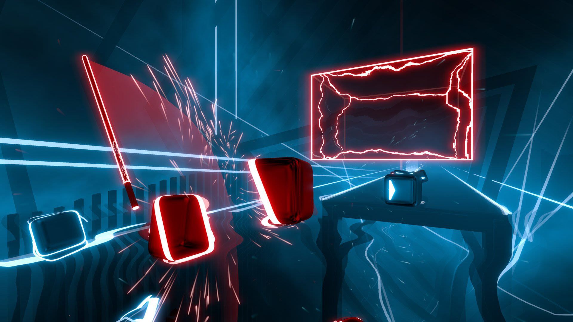 از میان برداشتن موانع در بازی Beat Saber