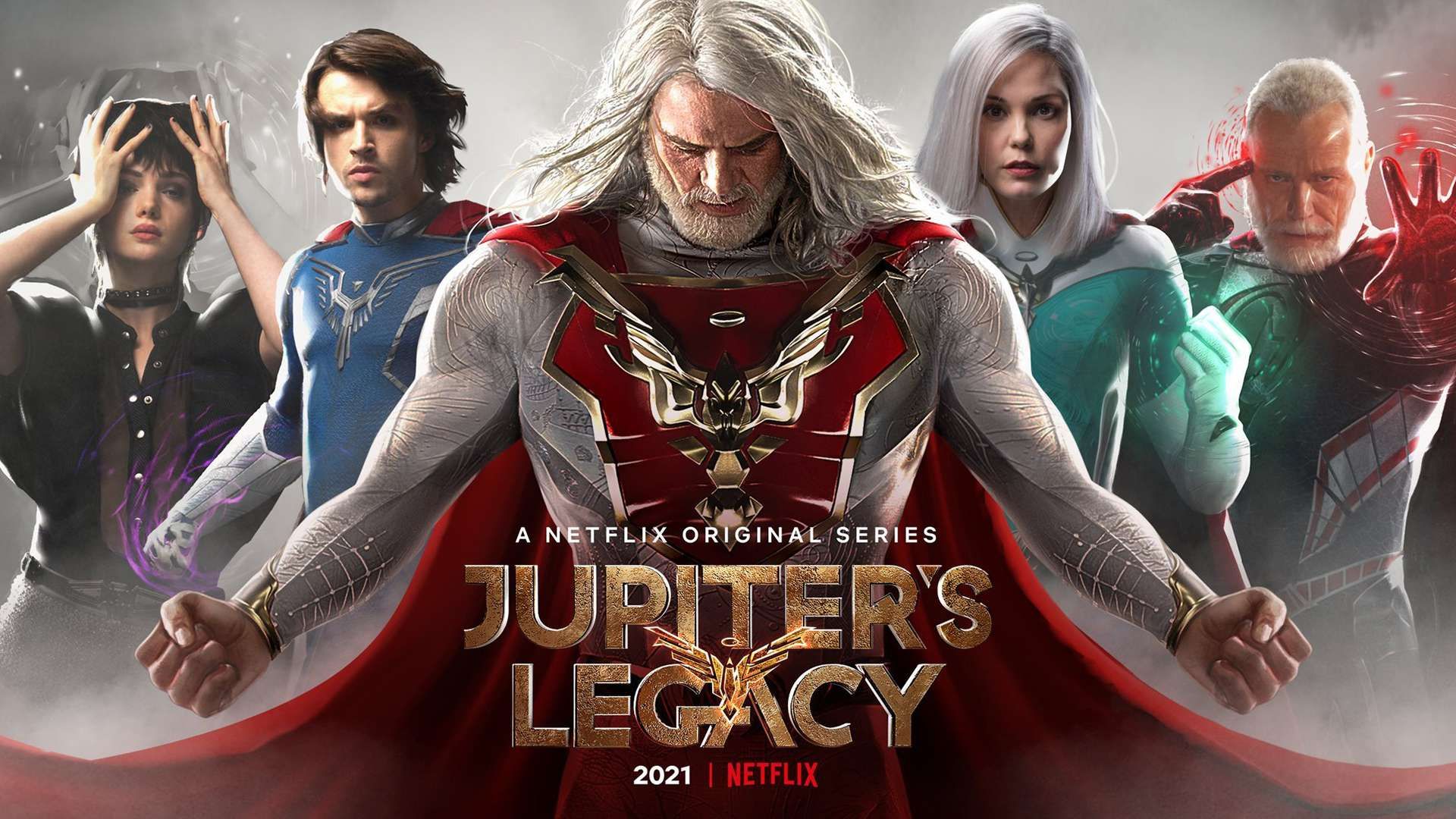 پوستر سریال Jupiter's Legacy طرح باس لاجیک