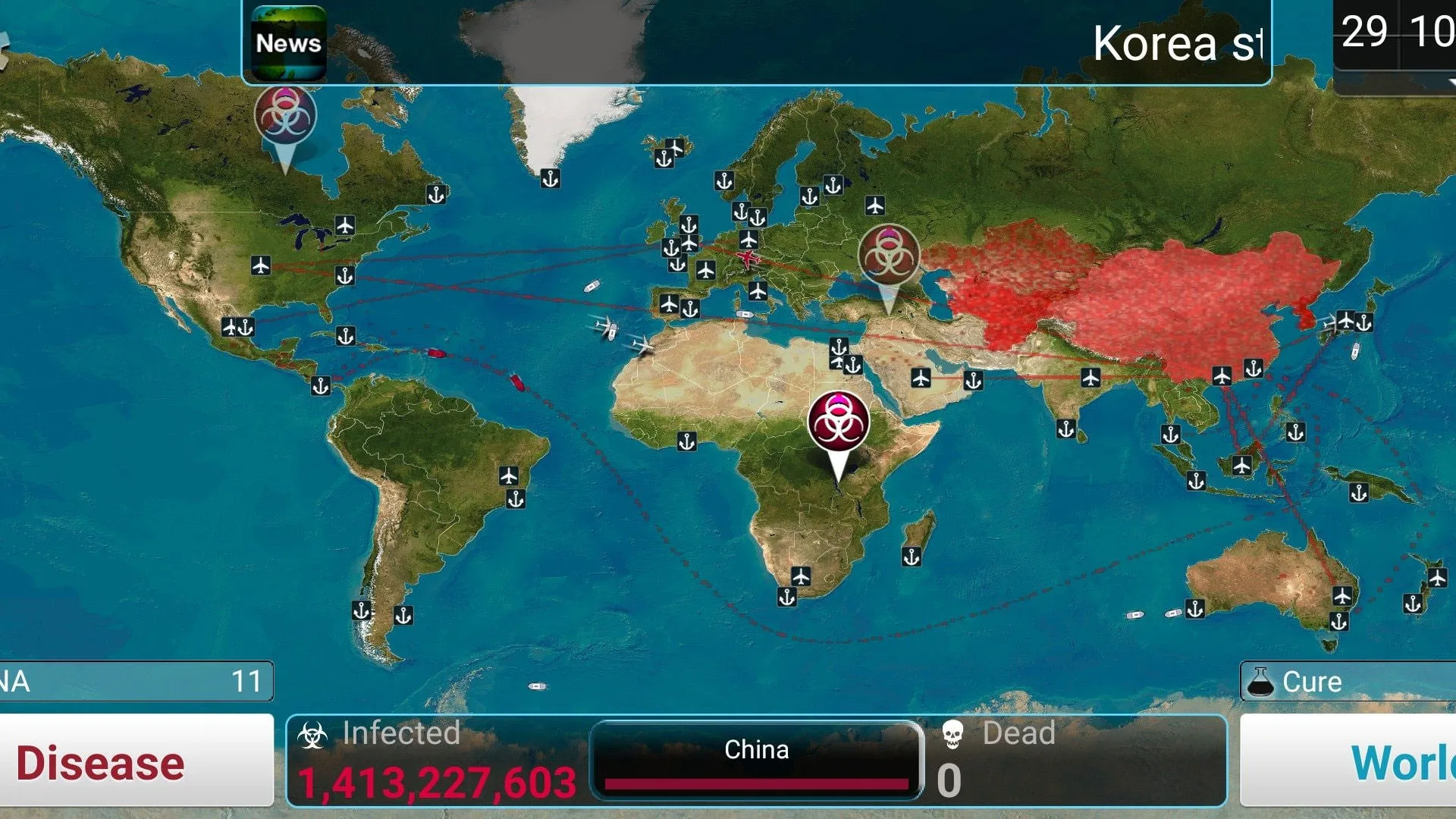 بازی اندروید Plague Inc